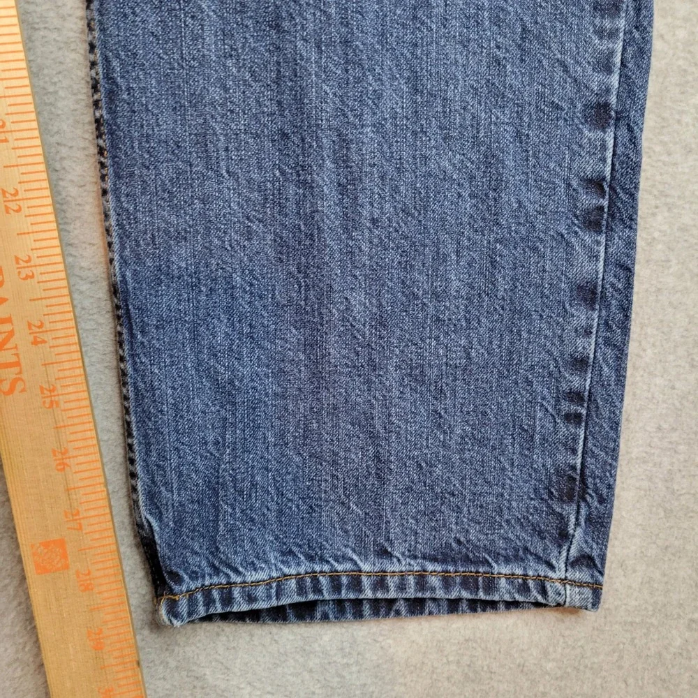 Carhartt Jeans Mens 36x32‎ Blue Relaxed Fit BD5119-M Workwear Denim